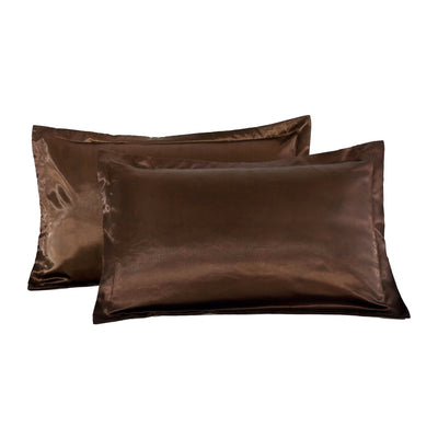 Silk Satin Solid Color Pillowcase