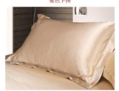 Silk Satin Solid Color Pillowcase
