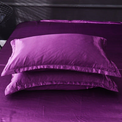 Silk Satin Solid Color Pillowcase