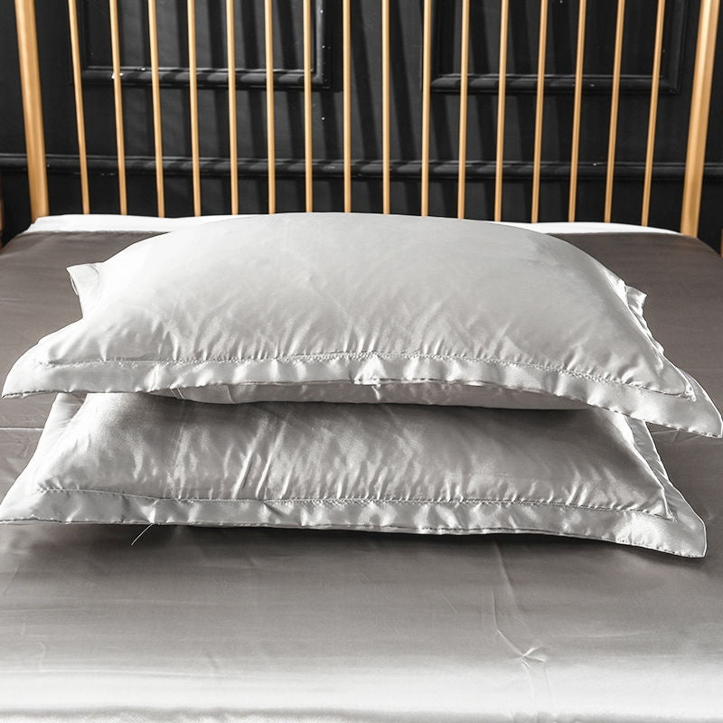 Silk Satin Solid Color Pillowcase