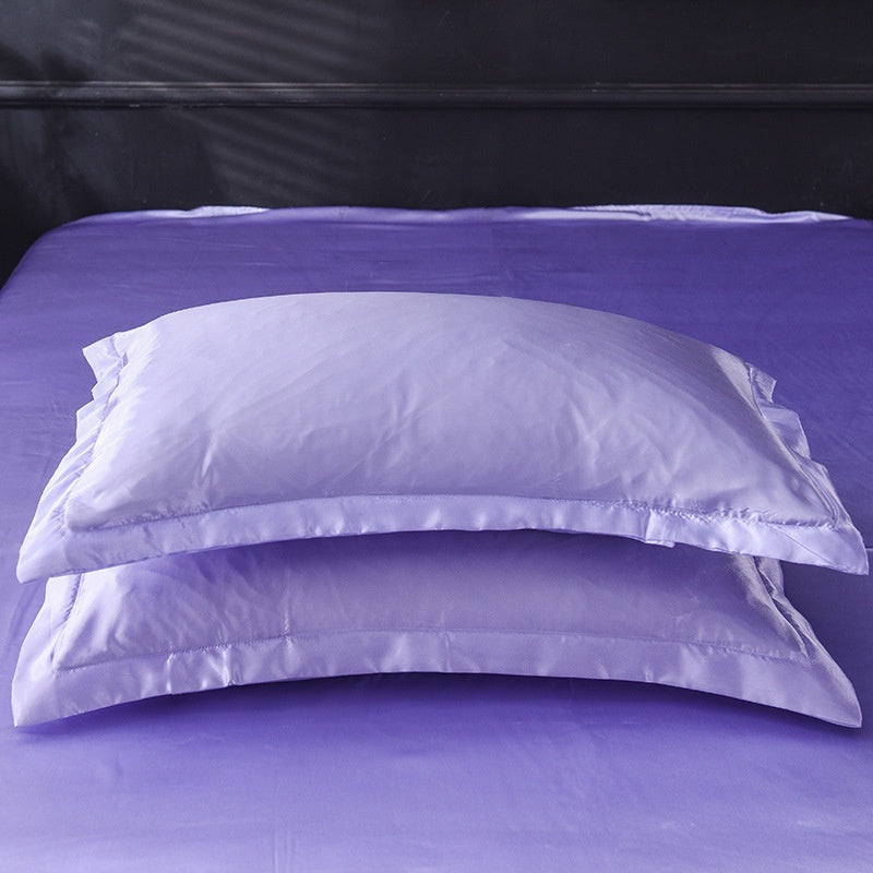 Silk Satin Solid Color Pillowcase