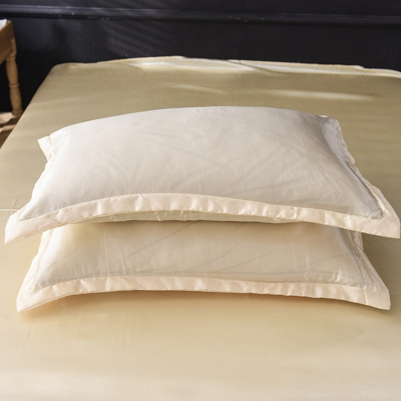 Silk Satin Solid Color Pillowcase