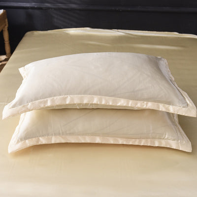 Silk Satin Solid Color Pillowcase