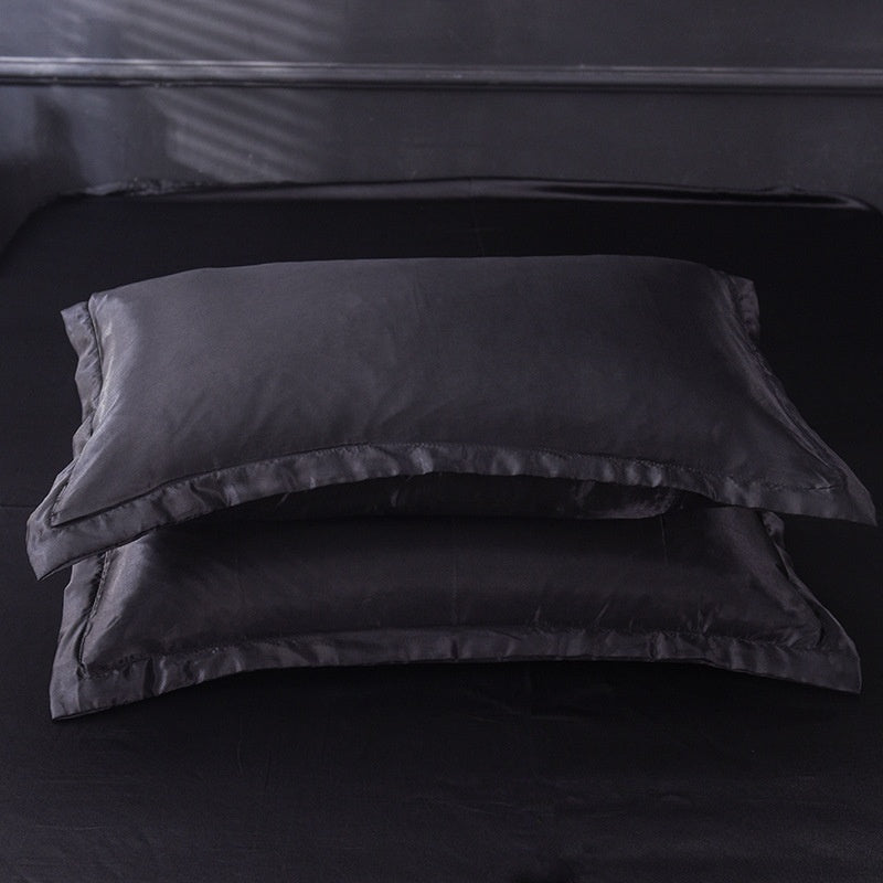 Silk Satin Solid Color Pillowcase