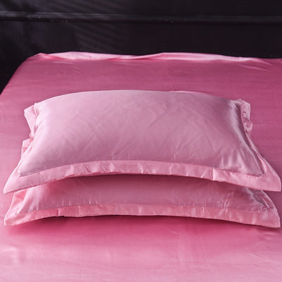 Silk Satin Solid Color Pillowcase