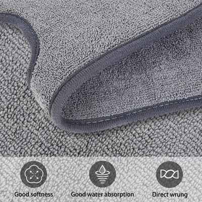 New Kitchen Sink Splash Mat With Buttons Faucet Counter Absorbent Mat Sink Splash Guard Microfiber Water Drying Pad For Bathroom