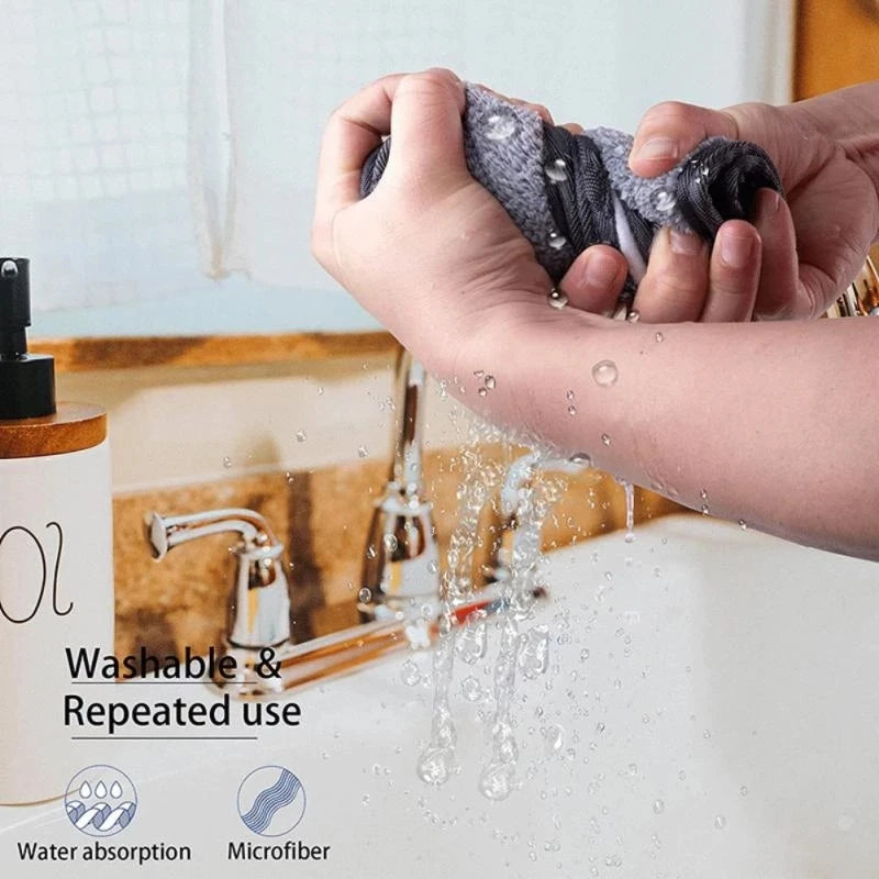 New Kitchen Sink Splash Mat With Buttons Faucet Counter Absorbent Mat Sink Splash Guard Microfiber Water Drying Pad For Bathroom