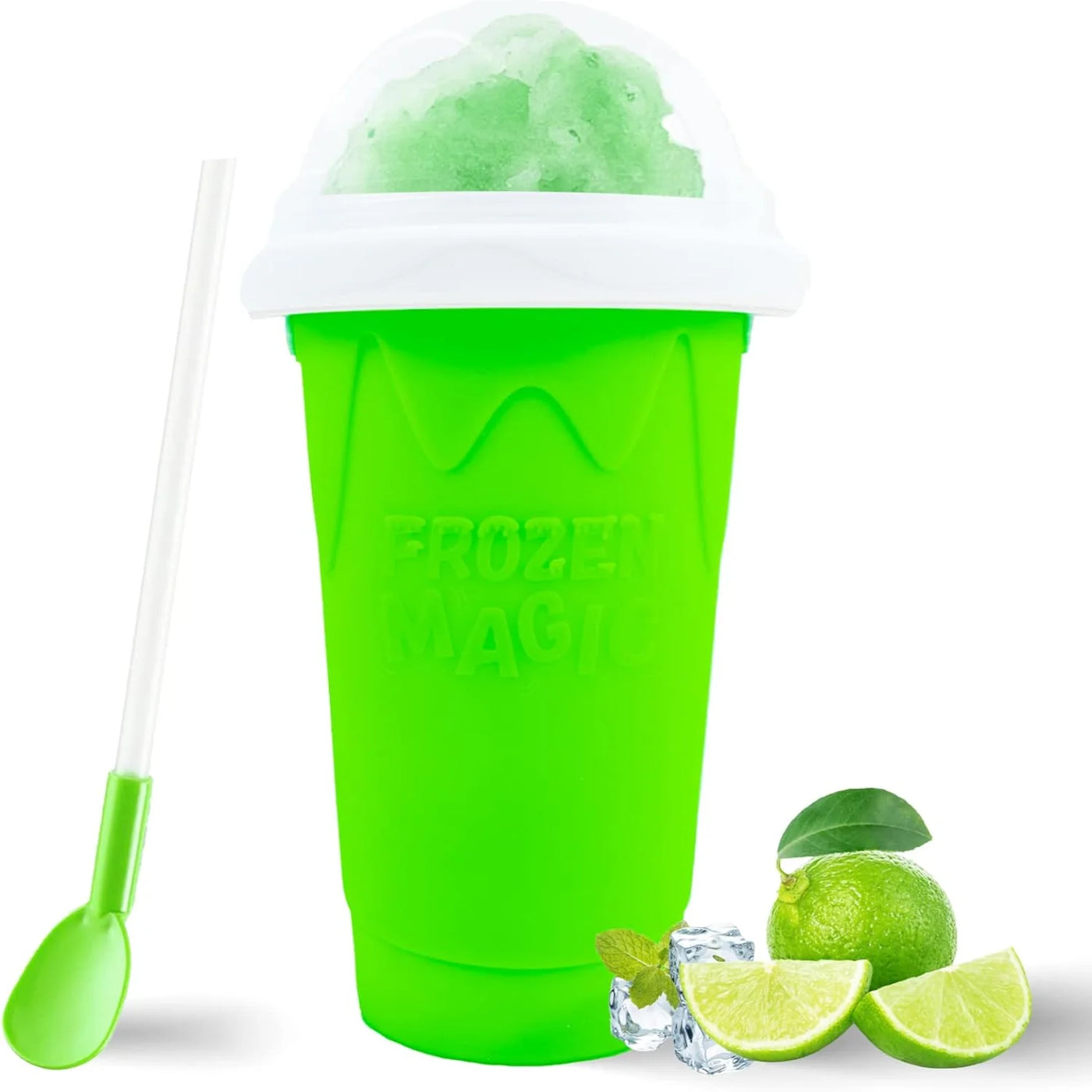 Slushy , Slushie Maker Squeeze, Tik Tok Quick Smoothies Cup, Insta Slushy Maker Cup With And Straws For & Adult