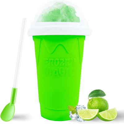 Slushy , Slushie Maker Squeeze, Tik Tok Quick Smoothies Cup, Insta Slushy Maker Cup With And Straws For & Adult