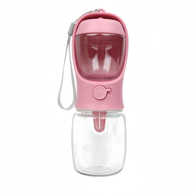 Pet Dog Water Bottle Portable Food Grade Material Dog Cat Travel Pet Water Cup Bottle with Food Dispenser Puppy Water Bottle