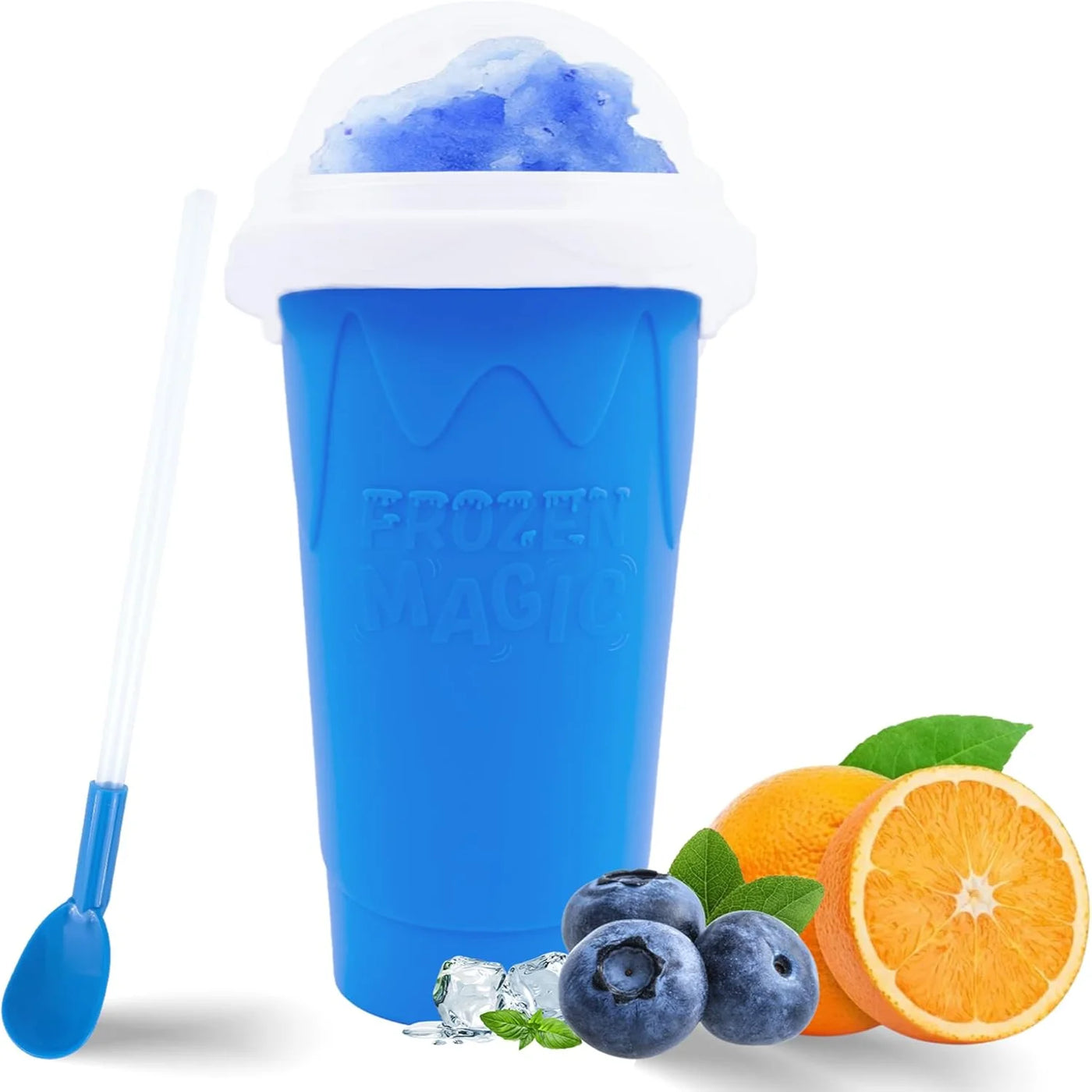 Slushy , Slushie Maker Squeeze, Tik Tok Quick Smoothies Cup, Insta Slushy Maker Cup With And Straws For & Adult