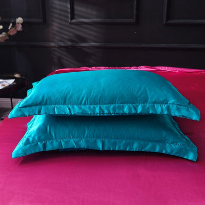 Silk Satin Solid Color Pillowcase